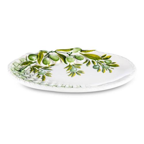 Сервировочное блюдо 32х20 см Edelweiss Оливки белое