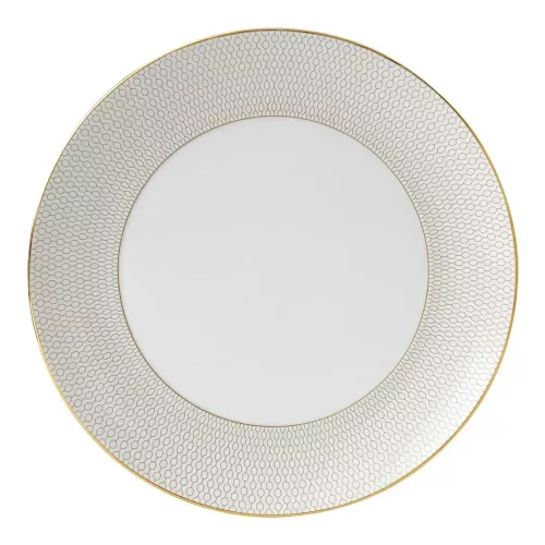 Тарелка для пасты 24 см Wedgwood Arris золотая