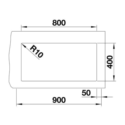 Кухонная мойка 83 см Blanco Subline 800-U кофе - 3 фото