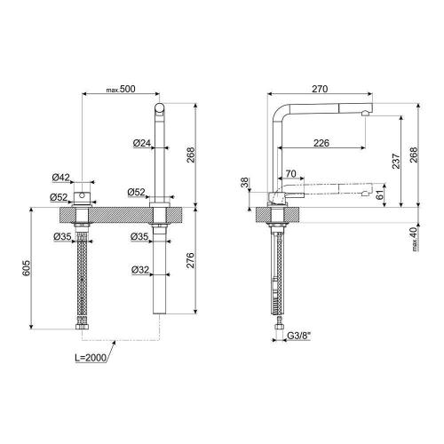 Смеситель Smeg MTD5CR