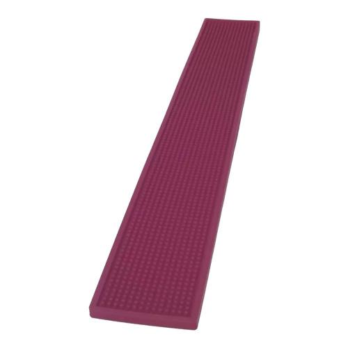 Коврик резиновый барный 70х10 см The Bars Bar Mat Wide малиновый