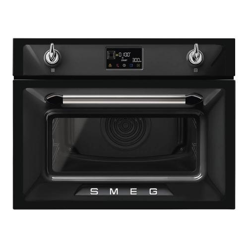 Электрический духовой шкаф 59,7 см SMEG Victoria SO4902M1N черный