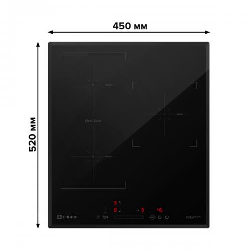 Индукционная варочная панель 45 см Libhof PH-62453I черная