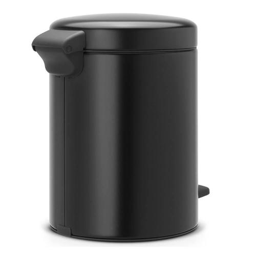 Мусорный бак с педалью 5 л Brabantia NewIcon черный