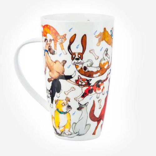 Кружка Собаки и кошки 600 мл Dunoon Henley Comical Animals