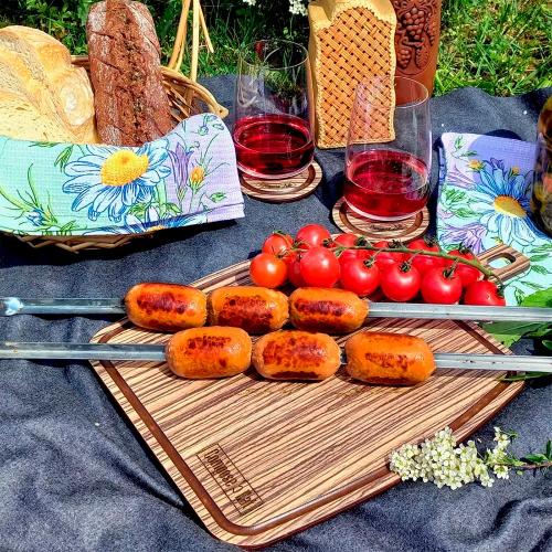 Разделочная доска 36х25 см Compose Eat Fashion коричневая