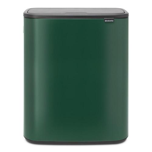 Мусорный бак 30+30 л Brabantia Bo Touch Bin зеленая сосна