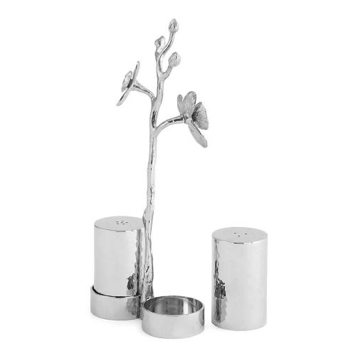 Набор для соли и перца 9,5х5 см Michael Aram White Orchid стальной