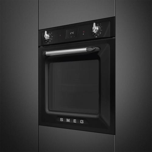 Электрический духовой шкаф 59,7 см Smeg Victoria SOP6900TN черный