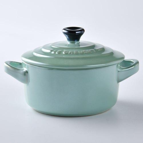 Кокотница керамическая 250 мл Le Creuset Metallics мята