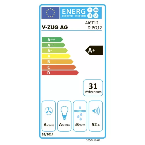 Настенная вытяжка 120 см V-ZUG AiroClearIsland V6000 черная