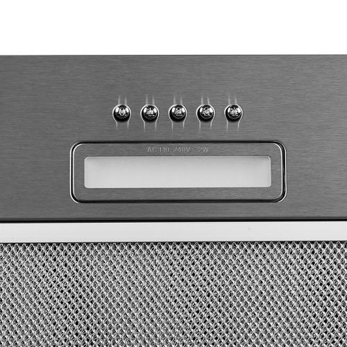 Встраиваемая вытяжка 52,5х29,1 см LEX Fullmetall GS Bloc Light 600 Inox стальная