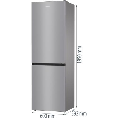 Холодильник 185х60 см Gorenje Essential NRK6191ES4 стальной