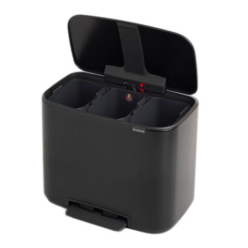 Мусорный бак 33 л Brabantia Bo Pedal Bin черный