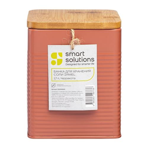 Банка для соли 1,7 л Smart Solutions Irmel красная