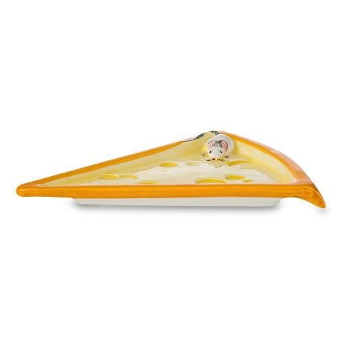 Сервировочное блюдо 18х14 см Edelweiss Сыр желтое