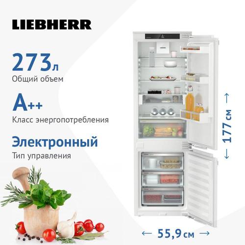 Встраиваемый холодильник 177х55,9 см Liebherr Plus ICd 5123 белый