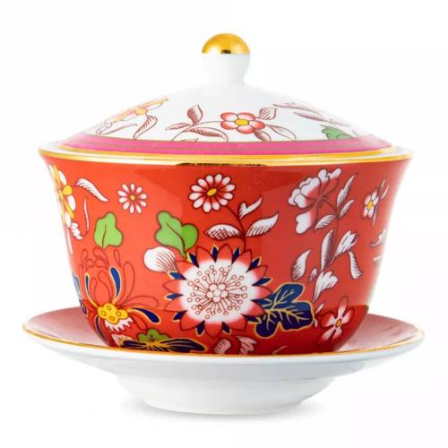 Чайная пара 150 мл Wedgwood Wonderlust красная
