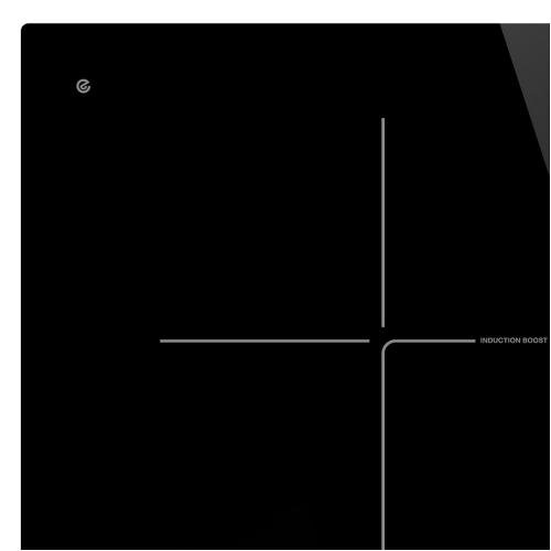 Индукционная варочная панель 45 см HiSTORY HI 4300 GBK черная