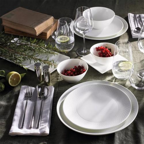 Столовый сервиз на 6 персон Wedgwood Gio белый 20 пр