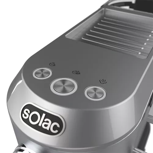 Кофемашина рожковая Solac Taste Slim ProCAP стальная