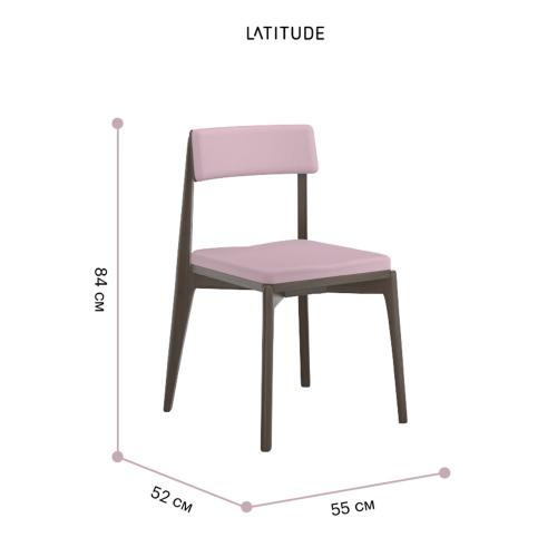 Набор обеденных стульев Latitude Aska розовый 2 пр