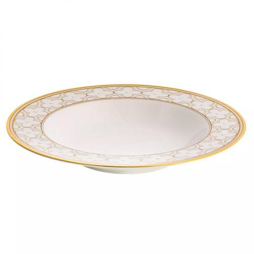 Обеденный сервиз на 6 персон Noritake Trefolio Gold белый 20 пр