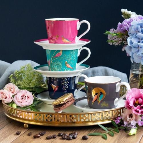 Набор кофейных пар Portmeirion Sara Miller London for Portmeirion 8 пр