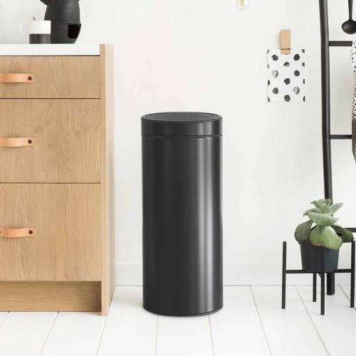 Мусорный бак 30 л Brabantia Touch Bin черный