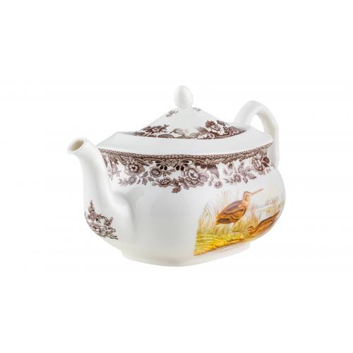 Чайник заварочный 1,3 л Spode Английские охотничьи мотивы белый
