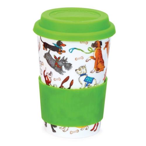 Термокружка Собачьи игры 440 мл Dunoon Travel Mug Comical Animals