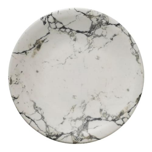 Тарелка фарфоровая 30х3,2 см Kytahya Marble белая