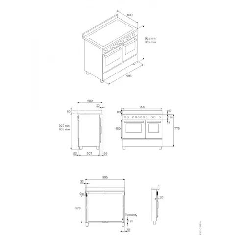 Варочный центр 99,5х60 см Bertazzoni Master MAS106L2EXT стальной