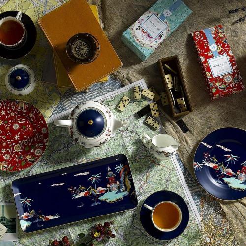 Сервиз чайный Wedgwood Wonderlust Blue Pagoda 3 пр