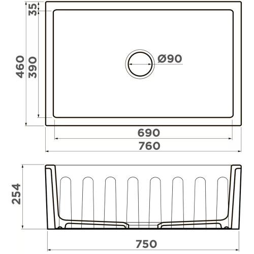 Кухонная мойка 76 см Omoikiri Mikura 76-OL olive