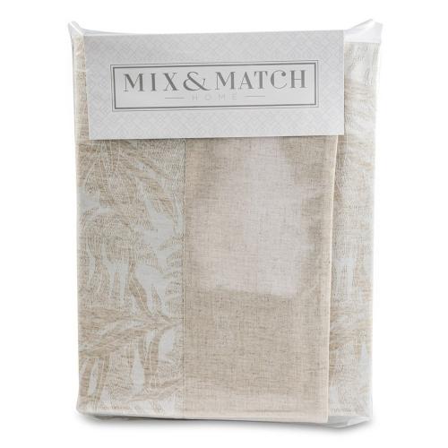 Скатерть 150х250 см Mix&Match Ботаника бежевая