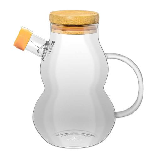 Бутылка для масла стеклянная 12,5х16,3 см 450 мл Wilmax Thermo Glass прозрачная