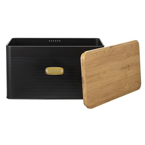 Хлебница 18х33,7 см Smart Solutions Irmel черная
