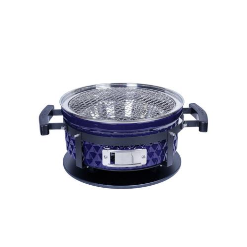 Угольный гриль 35х18 см Diamond Egg Tabletop Grill синий