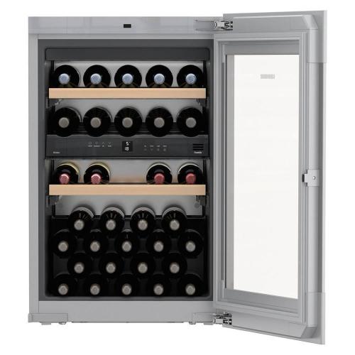Встраиваемый винный шкаф на 33 бутылок Liebherr Vinidor EWTdf 1683 черный - 2 фото