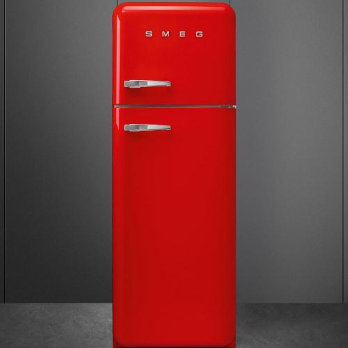 Холодильник двухкамерный 169х60 см Smeg 50's Style FAB30RRD5 красный