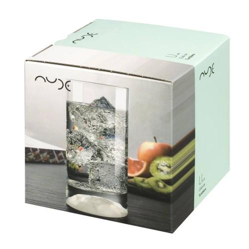 Набор стаканов для воды 420 мл Nude Glass Ice Cube 4 пр