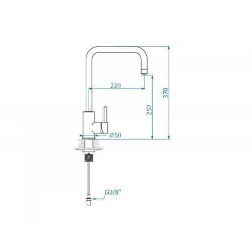 Смеситель Alveus Dual Carbon