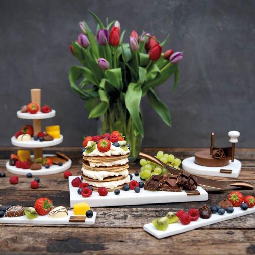 Жироль для шоколада 16х10 см Boska Chocowares белая