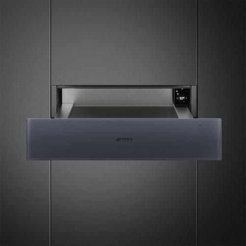 Шкаф для подогрева посуды 59,7х13,5 см Smeg Linea CPRT115G серый