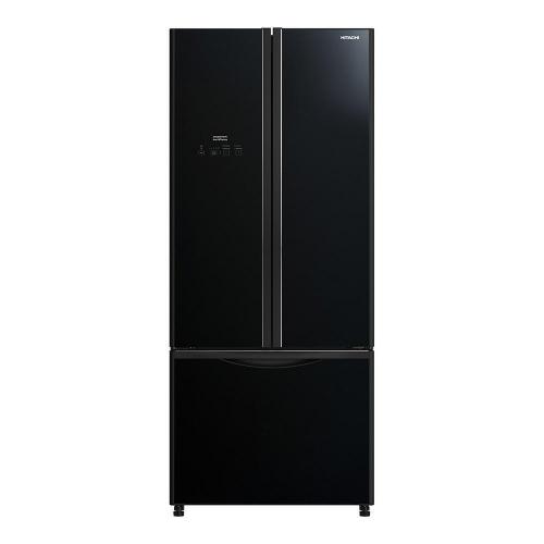 Холодильник French Door 178х75 см Hitachi French Bottom Freezer R-WB562PU9 GBK черное стекло