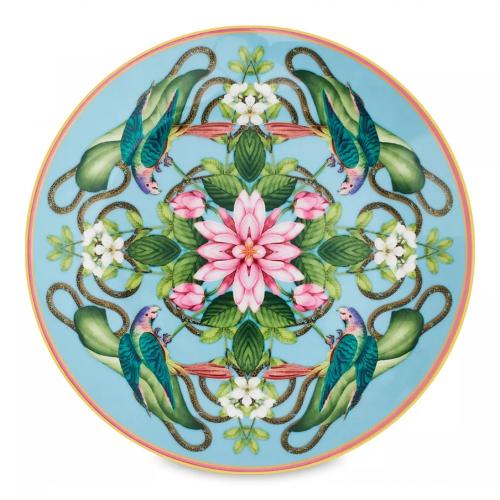 Тарелка закусочная 20 см Wedgwood Wonderlust голубая