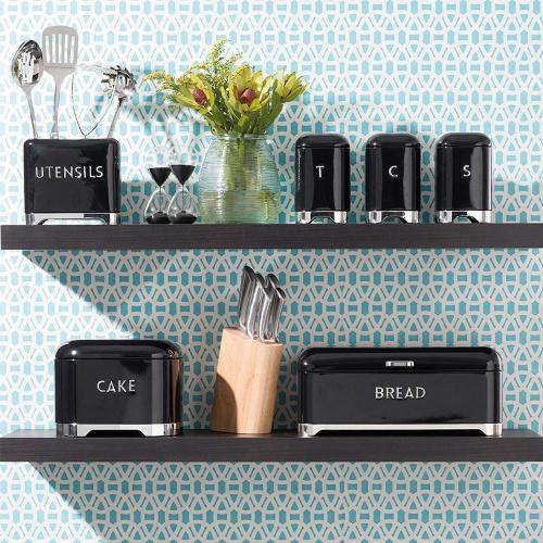 Банка для чая 11,5х18,5 см Kitchen Craft Lovello Black