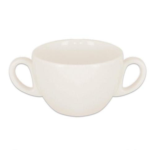 Бульонница с двумя ручками RAK Porcelain Barista 280 мл, h 6,3 см