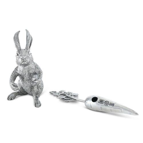 Солонка и перечница Rabbit Carrot 7,6х6,4 см Vagabond House Garden Friends